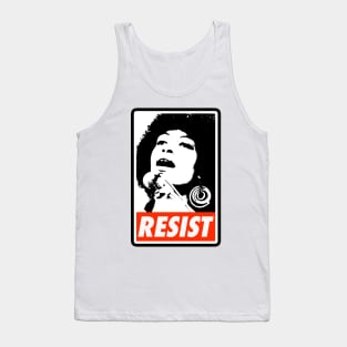 Angela Davis - Resist - Swirl Tank Top